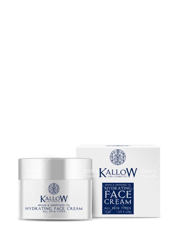 DXN Kallow – Crema facial hidratante con aceite de argán y semilla de uva