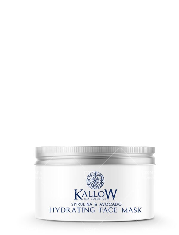 Mascarilla facial hidratante DXN Kallow de espirulina y aguacate